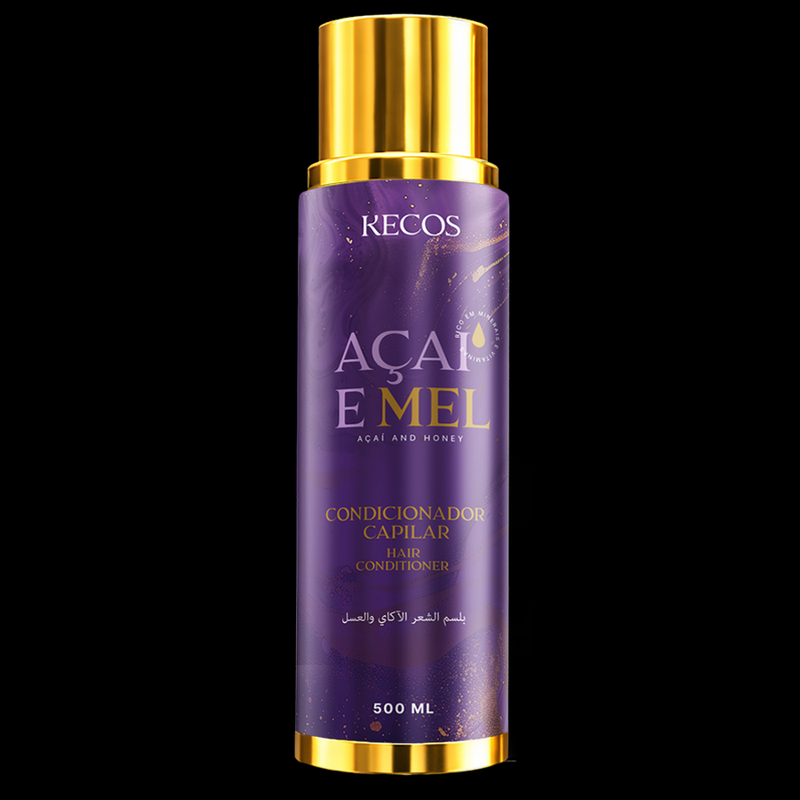KECOS Brazilian Conditioner Açaí & Honey - Hydrates & Repairs Dry Damaged Hair