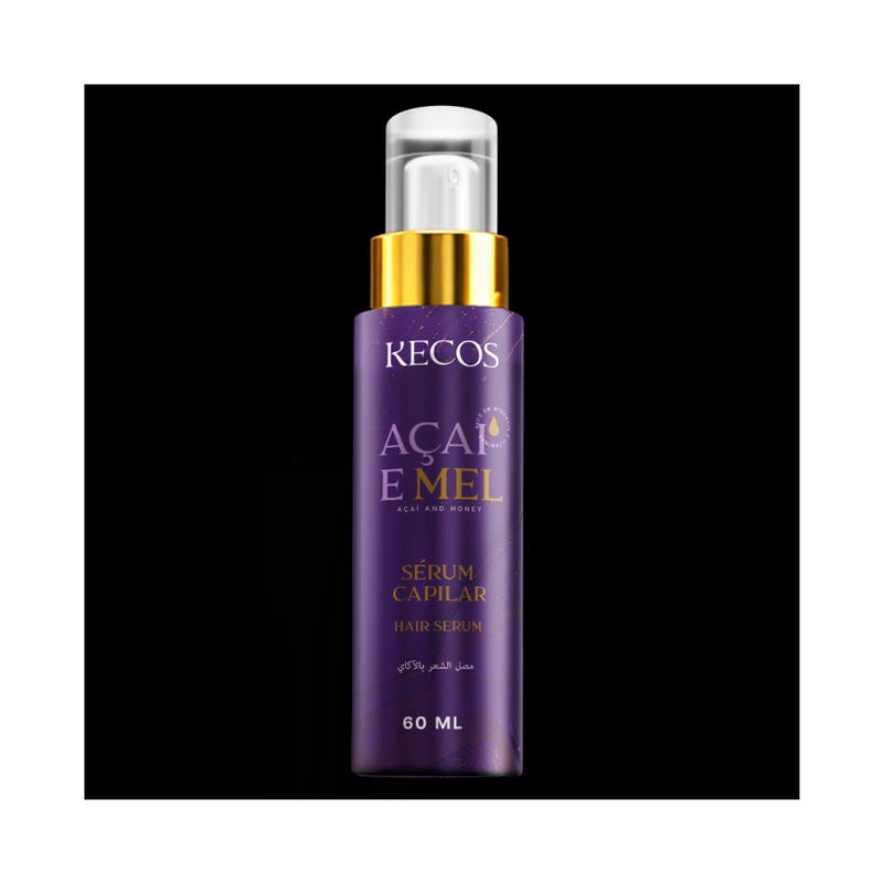 KECOS Brazilian Hair Serum Açaí & Honey - Instant Softness, Intense Shine & Anti-Frizz Oil (60ml)