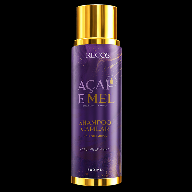 KECOS Brazilian Shampoo Açaí & Honey - Hair Strengthening, Moisture & Deep Cleansing